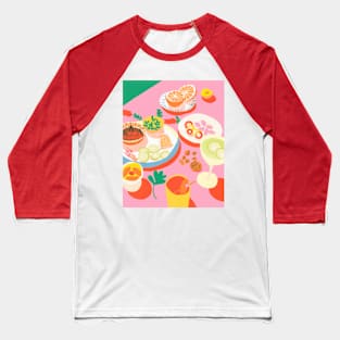 Pink Picnic Baseball T-Shirt